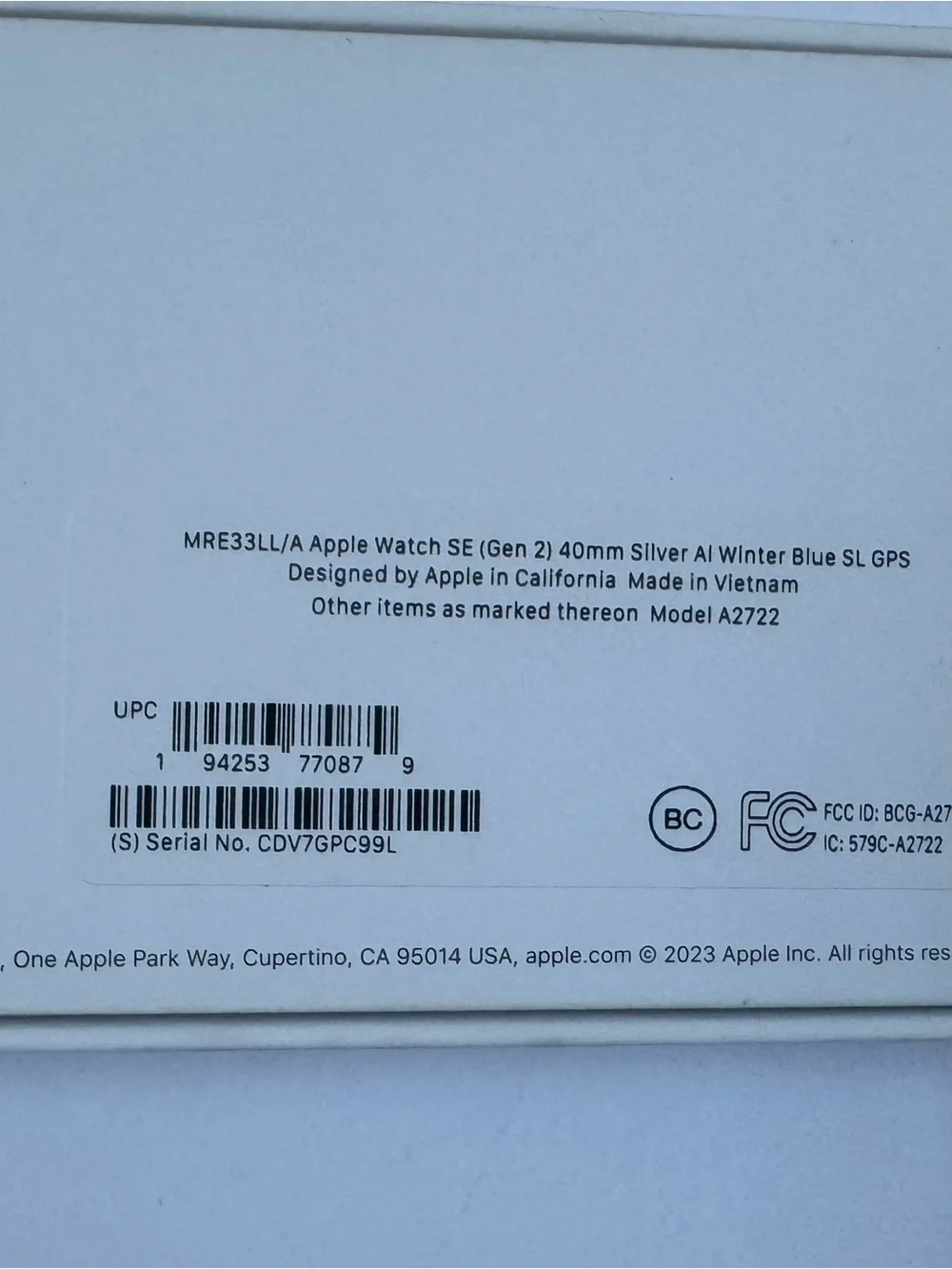 Apple watch glossy